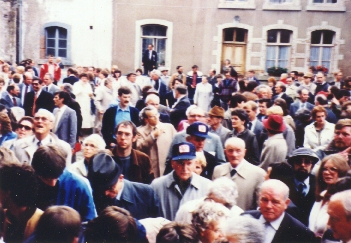 Crowd at Museum Dedication in Diekirch
